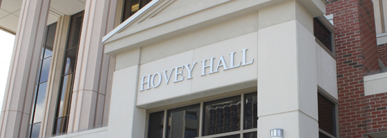 Entrance to Hovey Hall